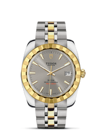 Tudor Classic 38 Stainless Steel / Yellow Gold / Fluted / White-Diamond / Bracelet (21013-0001)