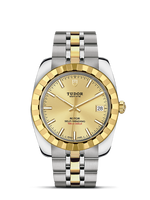 Tudor Classic 38 Stainless Steel / Yellow Gold / Diamond / Silver-Diamond / Bracelet (21013-0002)