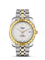 Tudor Classic 38 Stainless Steel / Yellow Gold / Fluted / Silver-Diamond / Bracelet (21013-0004)