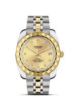 Tudor Classic 38 Stainless Steel / Diamond / Black / Bracelet (21013-0007)