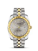 Tudor Classic 38 Stainless Steel / Yellow Gold / Diamond / Silver / Bracelet (21013-0012)