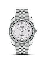 Tudor Classic 38 Stainless Steel / Diamond / Silver / Bracelet (21020-0001)