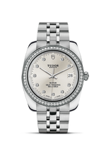 Tudor Classic 38 Stainless Steel / Diamond / Silver-Diamond / Bracelet (21020-0005)