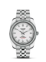 Tudor Classic 38 Stainless Steel / Diamond / White-Diamond / Bracelet (21020-0010)