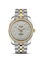 Tudor Classic 38 Stainless Steel / Yellow Gold / Fluted / Champagne / Bracelet (21023-0004)