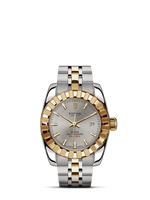 Tudor Classic 28 Stainless Steel / Yellow Gold / Diamond / Black-Diamond / Bracelet (22013-0001)