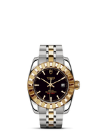 Tudor Classic 28 Stainless Steel / Yellow Gold / Fluted / Champagne / Bracelet (22013-0003)