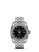 Tudor Classic 28 Stainless Steel / Fluted / Black / Bracelet (22020-0006)