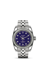 Tudor Classic 28 Stainless Steel / Diamond / Blue / Bracelet (22020-0009)