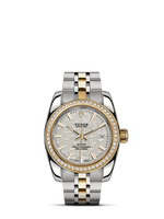 Tudor Clair de Rose 34 Stainless Steel / Silver-Diamond / Fabric (22023-0003)