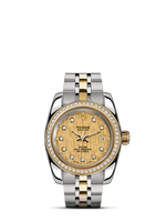 Tudor Classic 28 Stainless Steel / Yellow Gold / Diamond / Champagne-Diamond / Bracelet (22023-0012)