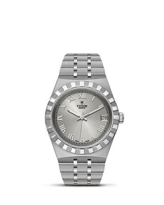 Tudor - 28400-0001  Royal Date 34 Stainless Steel / Silver - Roman