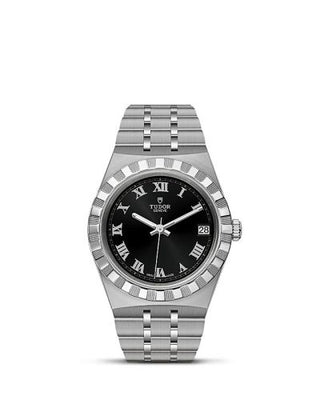 Tudor - 28400-0003  Royal Date 34 Stainless Steel / Black - Roman