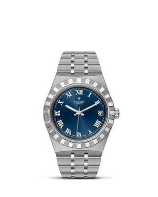 Tudor - 28400-0006  Royal Date 34 Stainless Steel / Blue - Roman