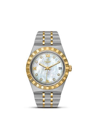 Tudor - 28403-0007  Royal Date 34 Stainless Steel / Yellow Gold / MOP