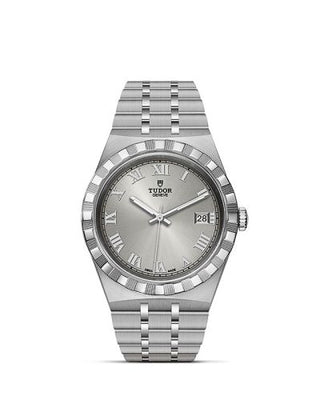 Tudor - 28500-0001  Royal Date 38 Stainless Steel / Silver - Roman