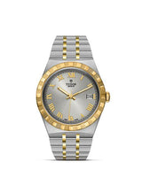 Tudor Royal Date 34 Stainless Steel / Yellow Gold / Chocolate - Roman (28503-0001)