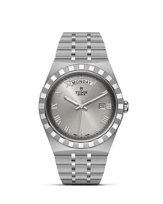 Tudor - 28600-0001  Royal Day-Date 41 Stainless Steel / Silver - Roman