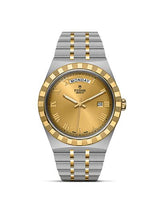 Tudor Royal Date 38 Stainless Steel / Yellow Gold / Chocolate - Roman (28603-0004)