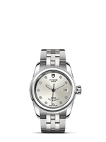 Tudor Glamour Date 26 Stainless Steel / Opaline / Strap (51000-0002)