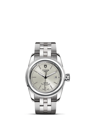 Tudor - 51000-0003  Glamour Date 26 Stainless Steel / Silver / Bracelet