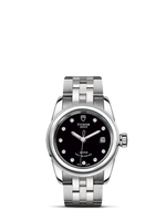 Tudor Glamour Date 26 Stainless Steel / Jacquard Silver / Strap (51000-0008)