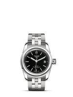 Tudor Glamour Date 26 Stainless Steel / Black / Strap (51000-0009)