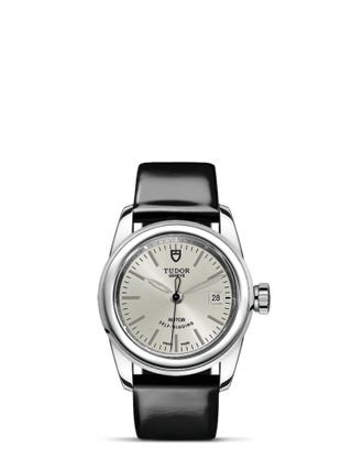 Tudor - 51000-0020  Glamour Date 26 Stainless Steel / Silver / Strap