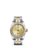 Tudor Glamour Date 26 Stainless Steel / Yellow Gold / Jacquard Champagne-Diamond / Bracelet (51003-0003)