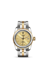 Tudor Glamour Date 26 Stainless Steel / Yellow Gold / Jacquard Champagne / Bracelet (51003-0004)