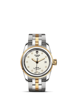 Tudor Glamour Date 26 Stainless Steel / Yellow Gold / Opaline / Bracelet (51003-0026)