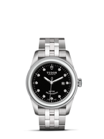 Tudor Glamour Date 31 Stainless Steel / Black-Diamond / Strap (53000-0001)