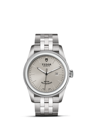 Tudor - 53000-0004  Glamour Date 31 Stainless Steel / Silver / Bracelet