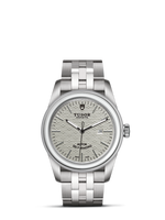 Tudor Glamour Date 31 Stainless Steel / Jacquard Silver / Strap (53000-0007)