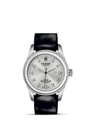 Tudor - 53000-0026  Glamour Date 31 Stainless Steel / Silver-Diamond / Strap