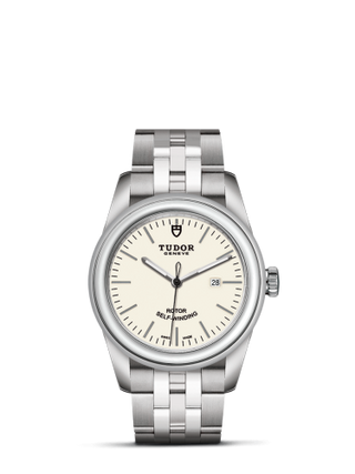 Tudor - 53000-0079  Glamour Date 31 Stainless Steel / Opaline / Bracelet