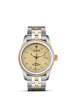 Tudor Glamour Date 31 Stainless Steel / Yellow Gold / Champagne-Diamond / Bracelet (53003-0004)