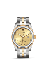 Tudor Glamour Date 31 Stainless Steel / Yellow Gold / Jacquard Champagne / Strap (53003-0005)