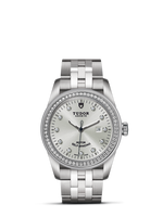 Tudor Glamour Date 31 Stainless Steel / Diamond / Silver-Diamond / Strap (53020-0003)