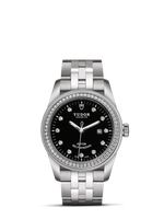 Tudor Glamour Date 31 Stainless Steel / Diamond / Black-Diamond / Strap (53020-0007)