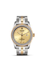 Tudor Glamour Date 31 Stainless Steel / Yellow Gold / Diamond / Jacquard Champagne / Bracelet (53023-0020)