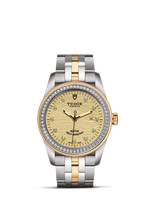 Tudor Glamour Date 31 Stainless Steel / Yellow Gold / Diamond / Champagne-Diamond / Strap (53023-0023)