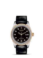 Tudor Glamour Date 31 Stainless Steel / Yellow Gold / Diamond / Black / Bracelet (53023-0041)