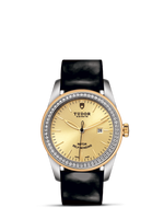 Tudor Glamour Date 31 Stainless Steel / Yellow Gold / Diamond / Jacquard Champagne / Strap (53023-0044)