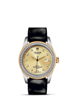 Tudor Glamour Date 31 Stainless Steel / Yellow Gold / Diamond / Jacquard Champagne-Diamond / Strap (53023-0045)