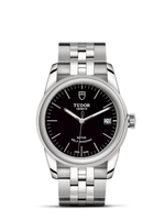 Tudor Glamour Date 36 Stainless Steel / Black / Strap (55000-0007)