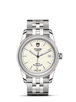 Tudor Glamour Date 36 Stainless Steel / Opaline / Strap (55000-0103)