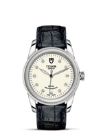 Tudor Glamour Date 36 Stainless Steel / Silver / Strap (55000-0116)