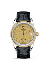 Tudor Glamour Date 36 Stainless Steel / Yellow Gold / Champagne / Bracelet (55003-0060)