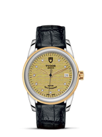 Tudor Glamour Date 36 Stainless Steel / Yellow Gold / Champagne-Diamond / Bracelet (55003-0068)